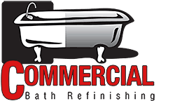 Commercial bath refinishing, vanity countertop tile shower enclosure refinishing