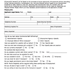 APPLICATION FOR EMPLOYMENT IMAGE
