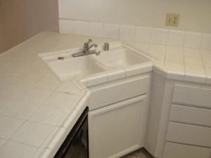 before Prepare Your House for Resale with refinished countertop